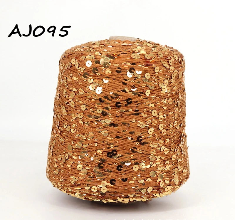 50g Metallic Sequin Yarn Sparkle Glitter