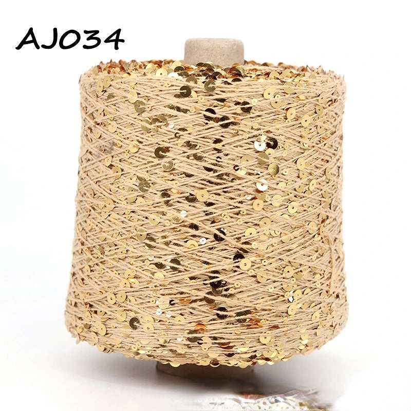 50g Metallic Sequin Yarn Sparkle Glitter