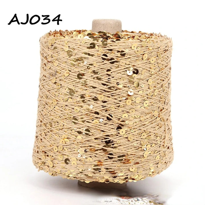 50g Metallic Sequin Yarn Sparkle Glitter