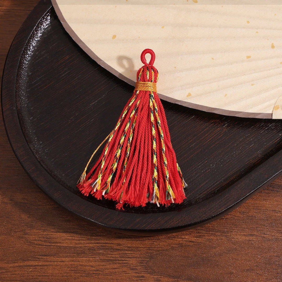 Elvara 75mm Long Colorful Hand Twisted Cotton Ethnic Tassels