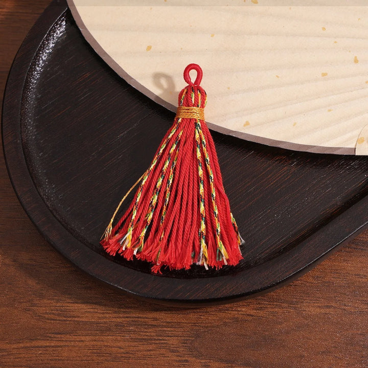 Elvara 75mm Long Colorful Hand Twisted Cotton Ethnic Tassels