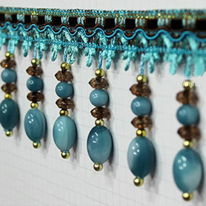 Estavia Beaded Tassel Fringe Trim