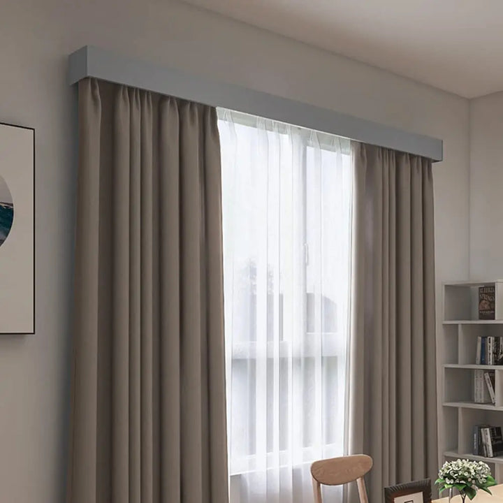 Modern Flat Pelmet Cornice Curtain Heading