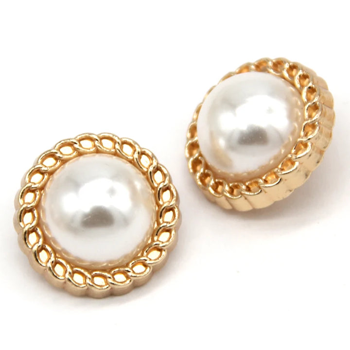 Veior 10pcs Retro Women Blazer Gold Metal Button - 10 PC