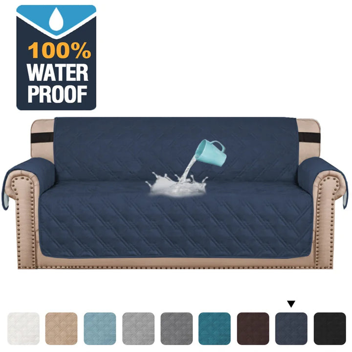 9 COLORS / 4 SIZES /  Quilted Water Proof Repellent Sofa Cover Couch Cover Protector Sofa Throw For Couches Sectional Slipcover
