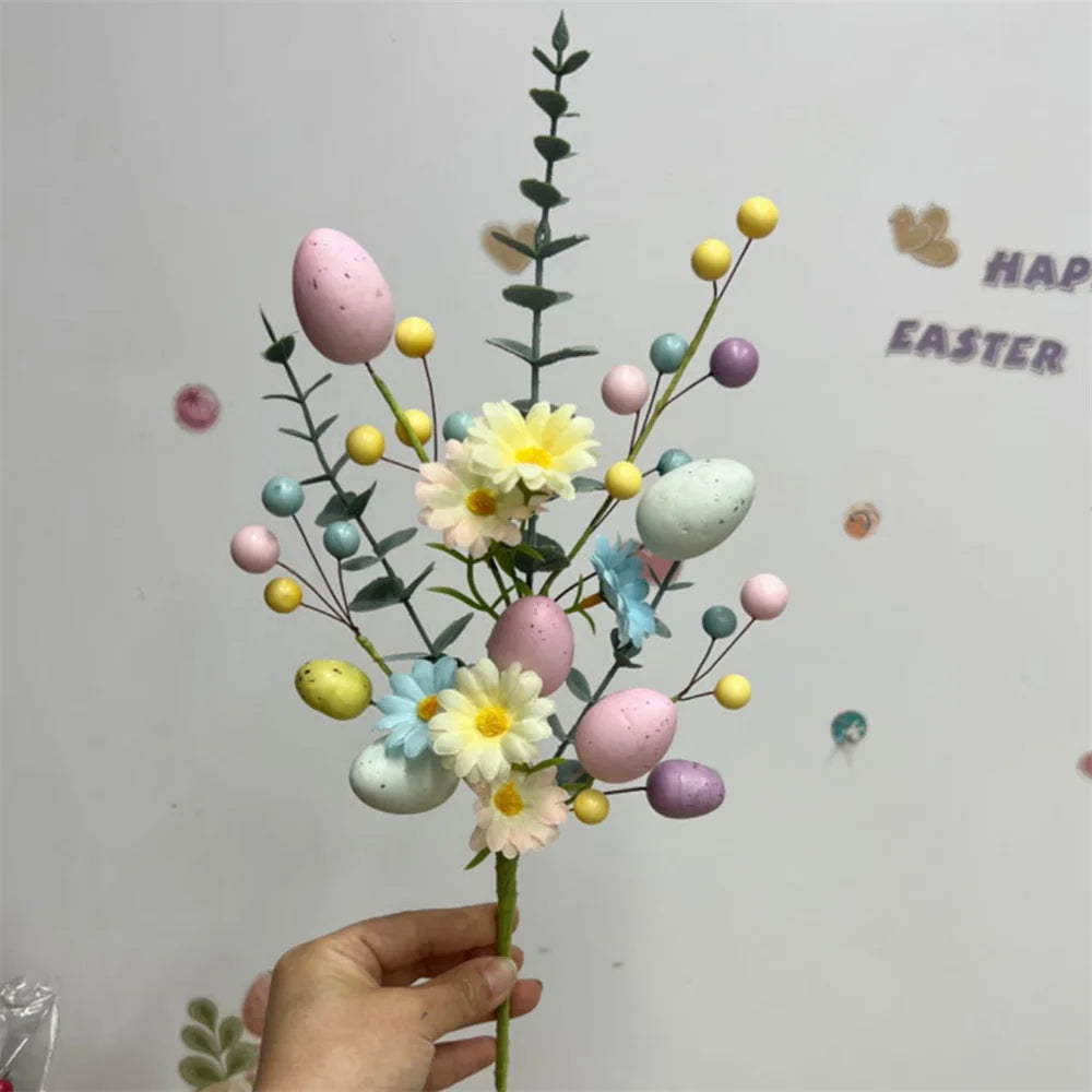 Easter Decor Artificial Flower Bouquet