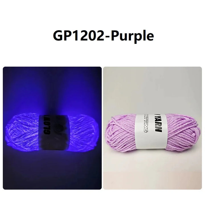 55 Meters Luminous Yarn Novel Functional Yarn Glow In The Dark Yarn