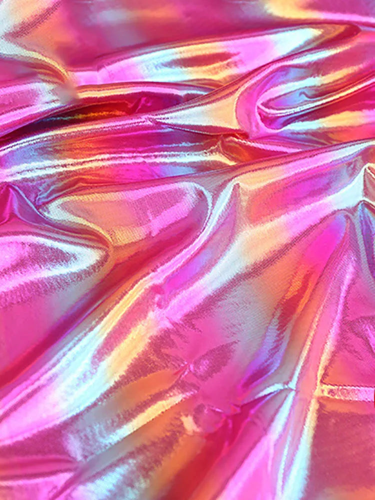 Gradient Stretch Thiago Gradient Metallic Stretch Fabric | 10 Colors | 1mx1.5m | Fashion ...