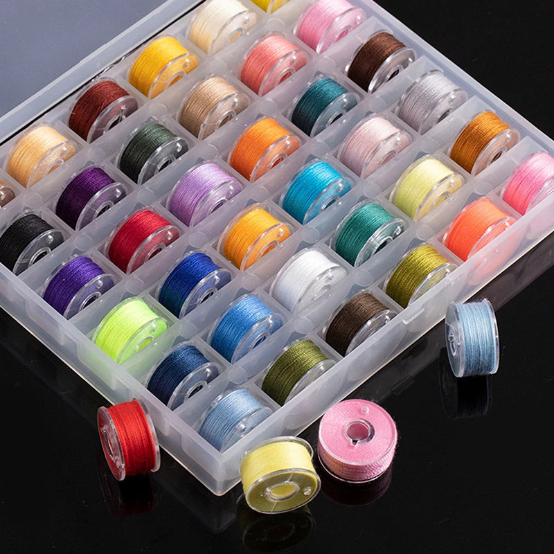 Multicolor Sewing Bobbins Box Set