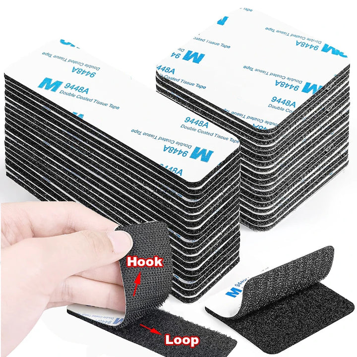 Self-Adhesive Hook and Loop Fastener Tape / 10 PC