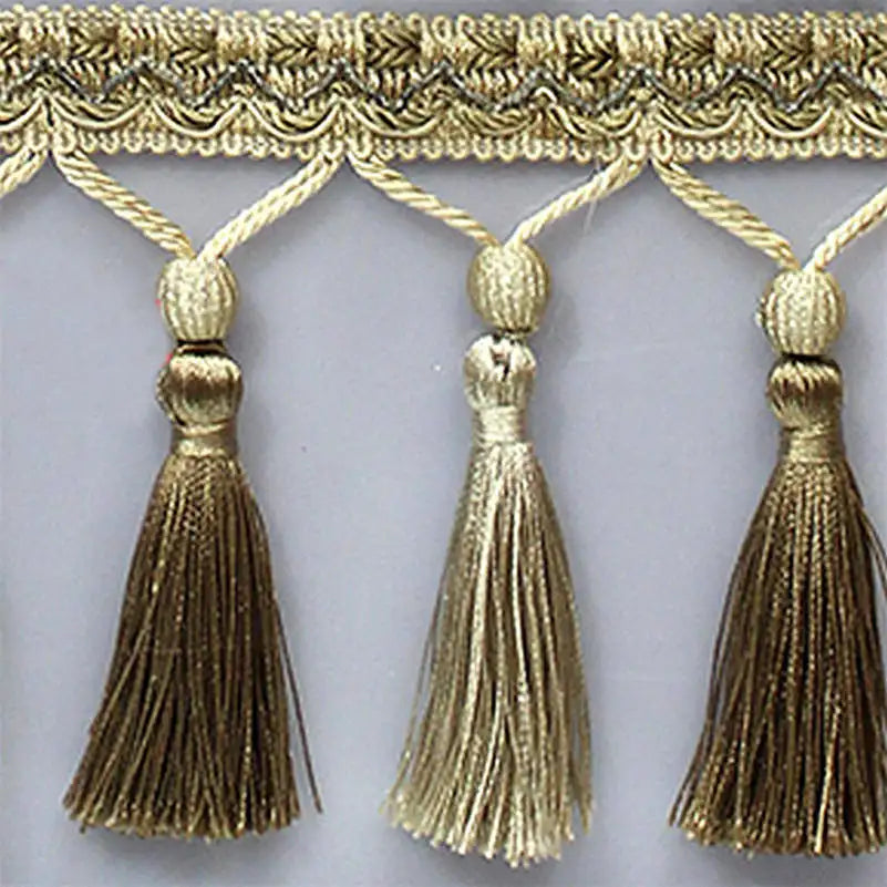 3 YARDS / Junsone Beaded Tassel Fringe Trim