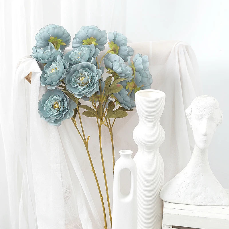 21" Artificial Peony Bouquet Bundle