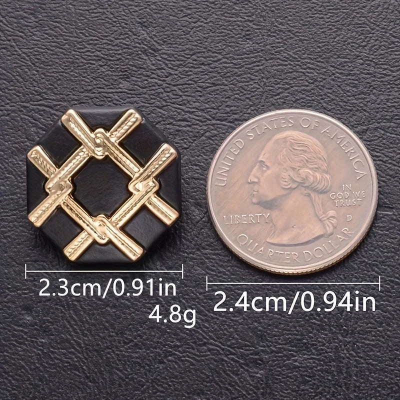 5 PC / Emoais Metal Buttons