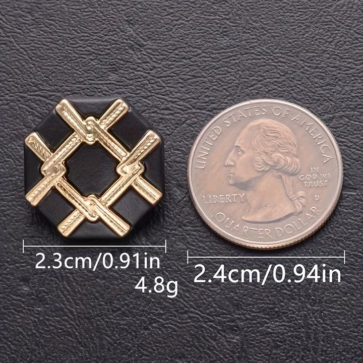 5 PC / Emoais Metal Buttons