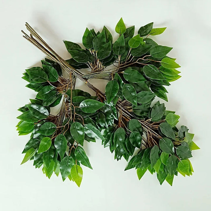 12pc Nuvola Artificial Banyan Leaf Leaves