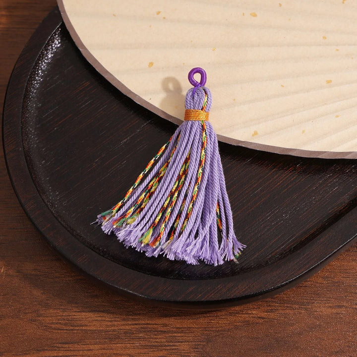 Elvara 75mm Long Colorful Hand Twisted Cotton Ethnic Tassels
