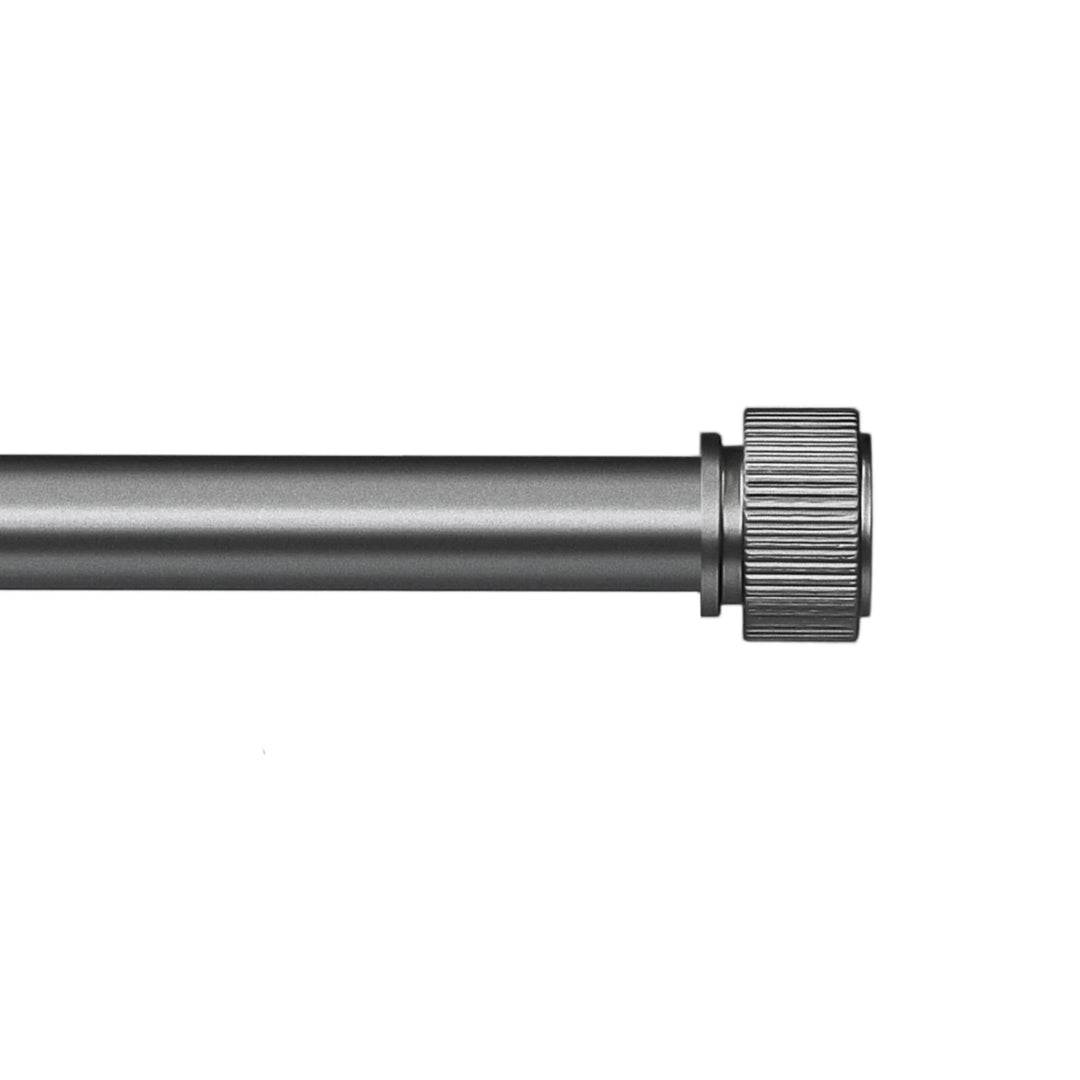 Lyra 5/8" Diameter Adjustable Single Drapery Curtain Rod Set