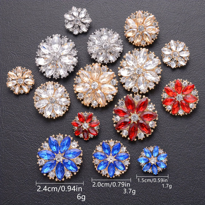 5 PC / Shumila Rhinestone Buttons