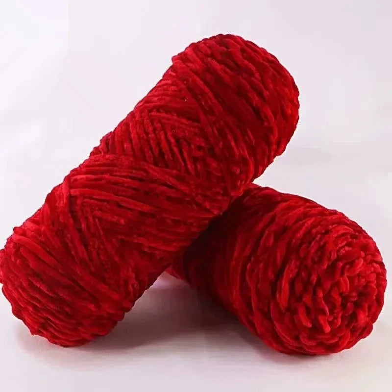 5PC/ Chenille Crochet Yarn