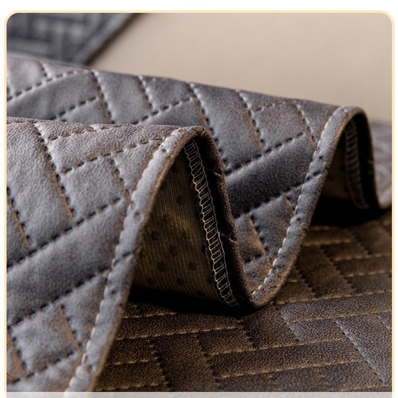 7 COLORS / Sofa Couch Cover Water Repellent Protector Throws for Sectional Slipcover Geometric Design Faux Leather