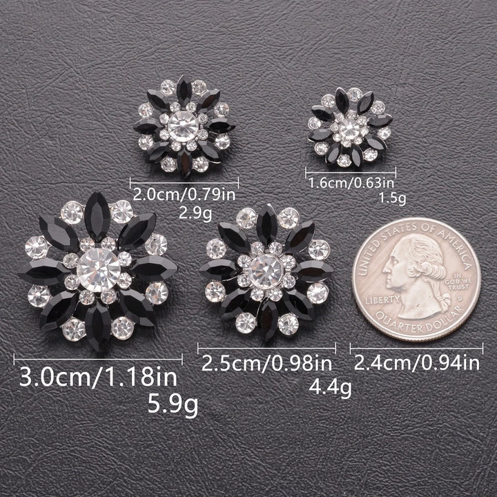 5 PC / Esoic Rhinestone Buttons