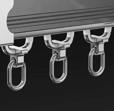 Maverick Steel Heavy Duty Single Double Curtain Track Up To 80KG