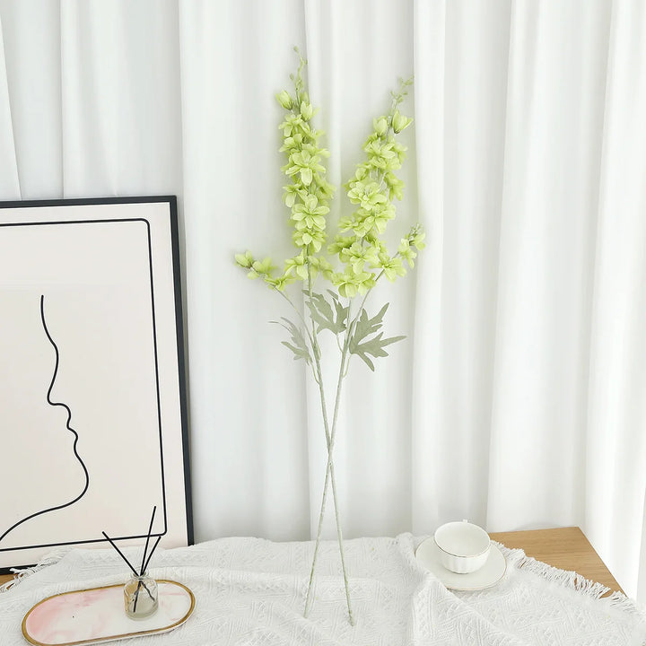 6 PC / Blue Delphinium Fake Flower