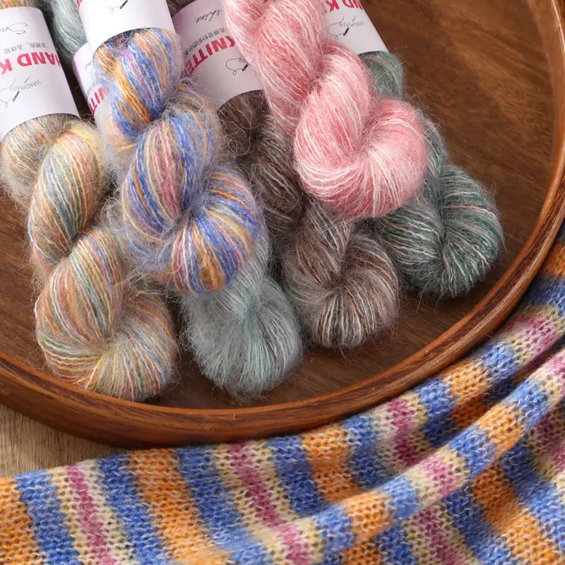 200g Gradient Mohair Yarn