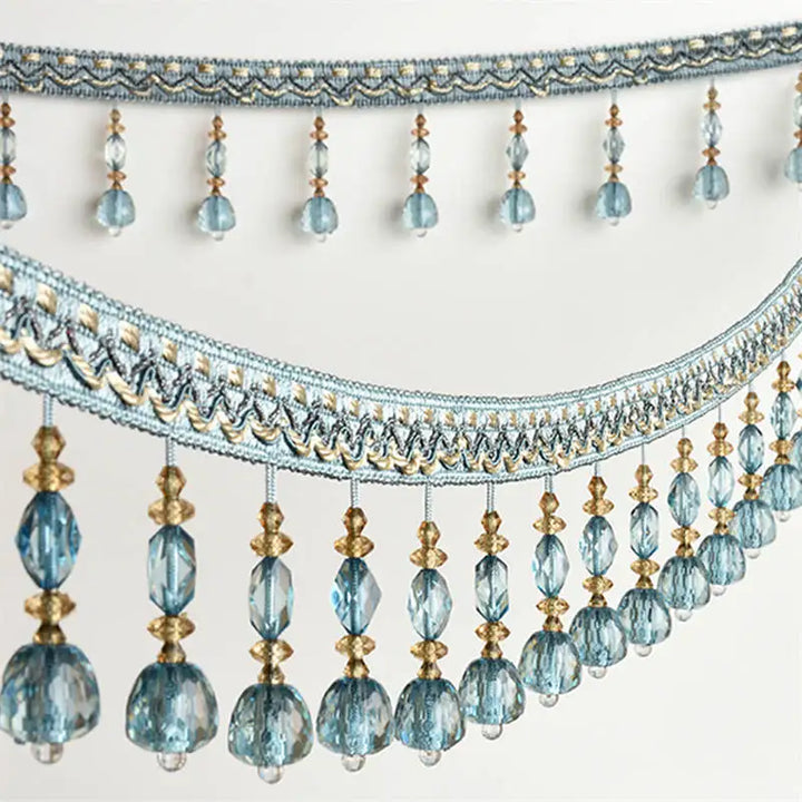 6 YARDS / Geros Beaded Tassel Fringe Trim