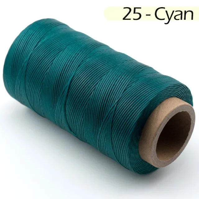 22 Colors / Flat Polyester Waxed Thread for Leather