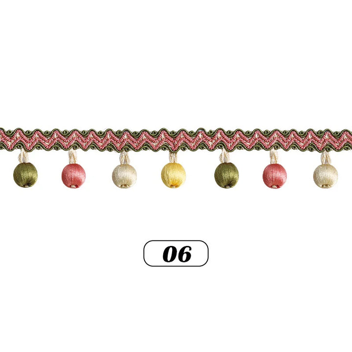 Tastle Ball Tassel Fringe Trim