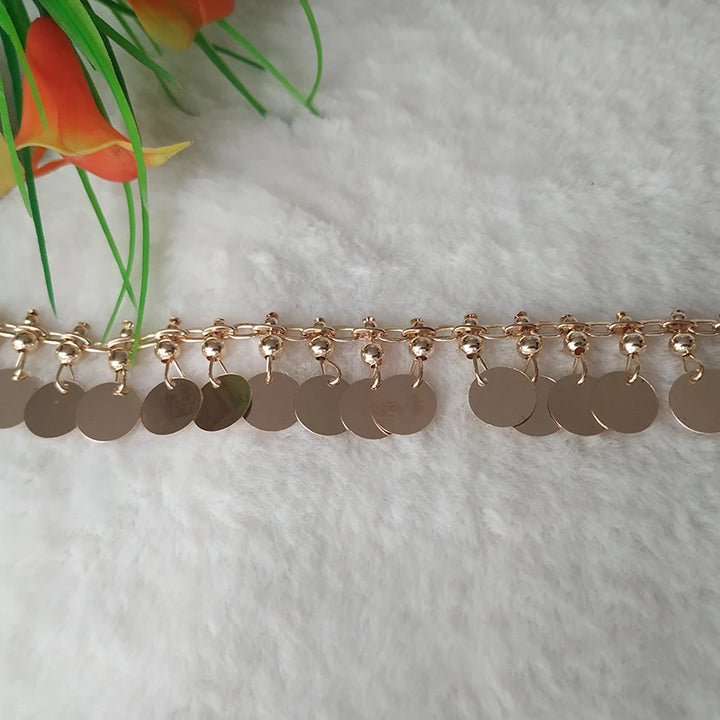 Ramses Metal Beaded Tassel Fringe Trim