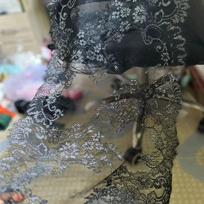 3 Yards / 44 Colors / Cavella Embroidery Eyelash Lace