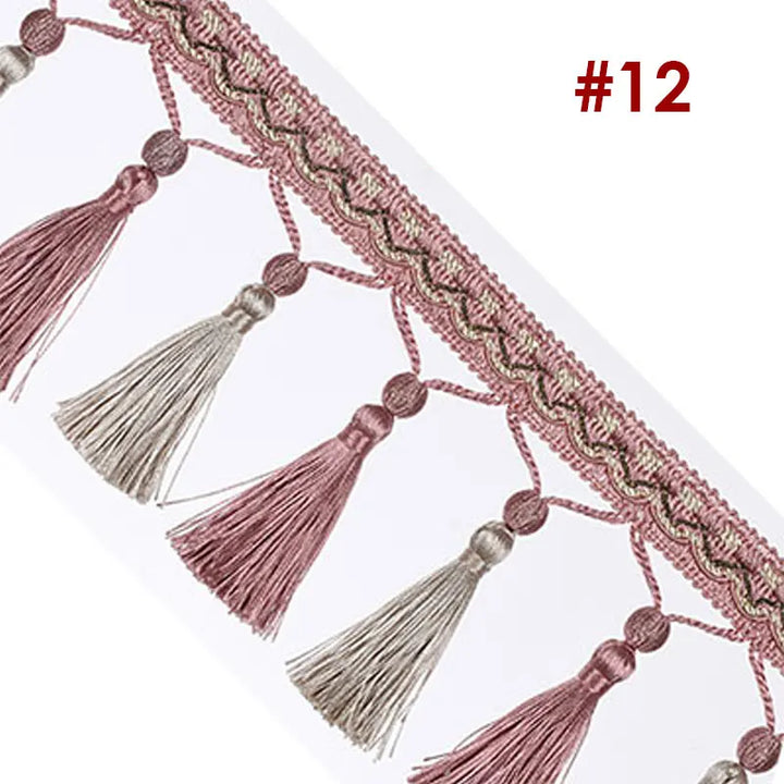 3 YARDS / Junsone Beaded Tassel Fringe Trim