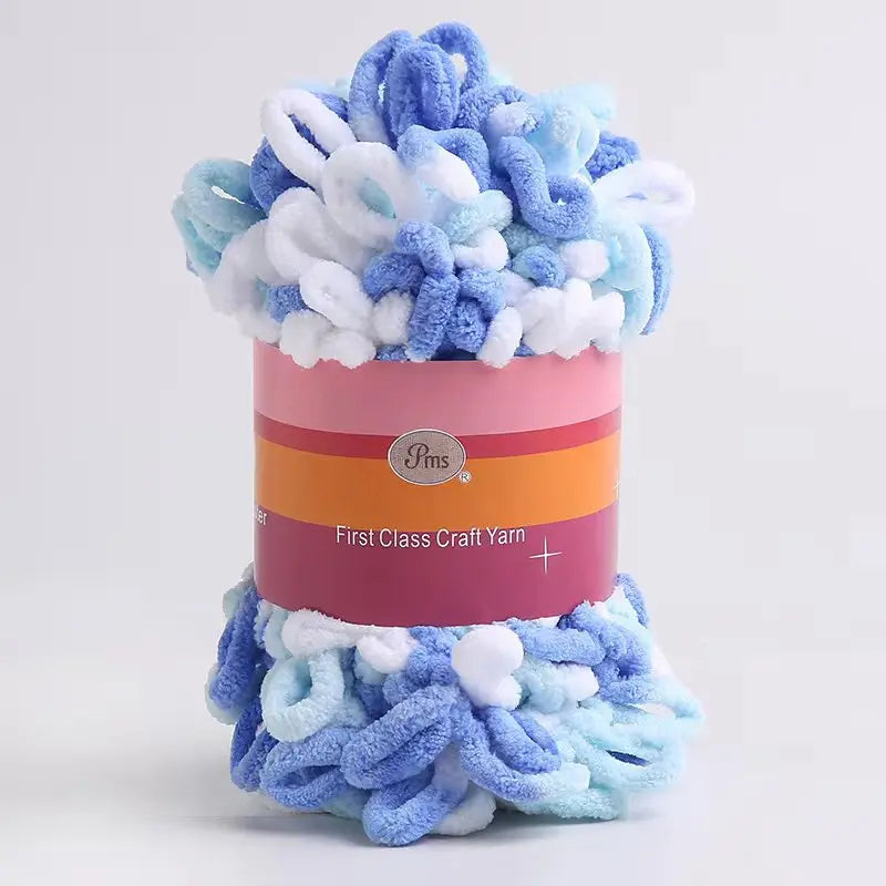 100% Polyester Finger Loops Crochet Yarn