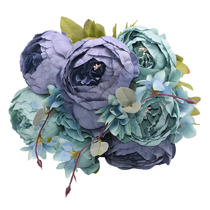 Artificial Peony Silk Flower Bundle