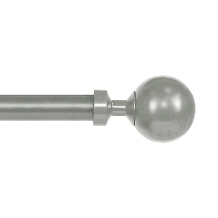 Kore 5/8 Inch Adjustable Heavy Duty Curtain Single Rod Set