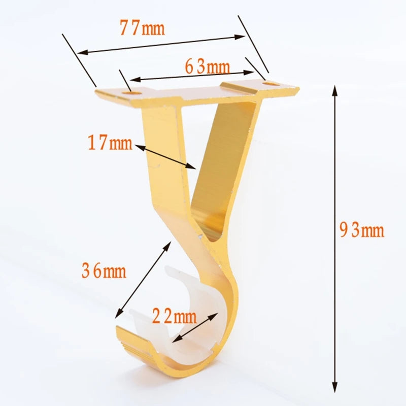 Aluminium Alloy Drapery Curtain Rod Bracket