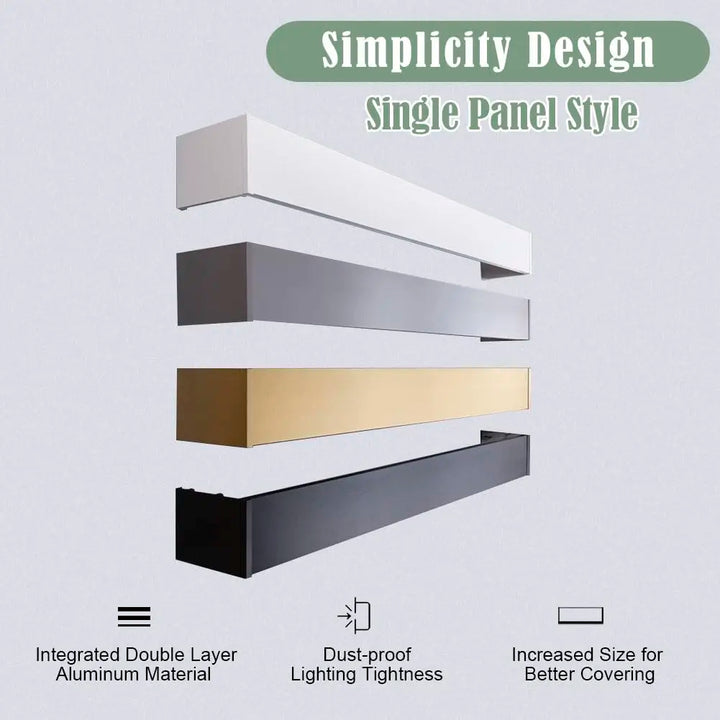 Modern Flat Pelmet Cornice Curtain Heading