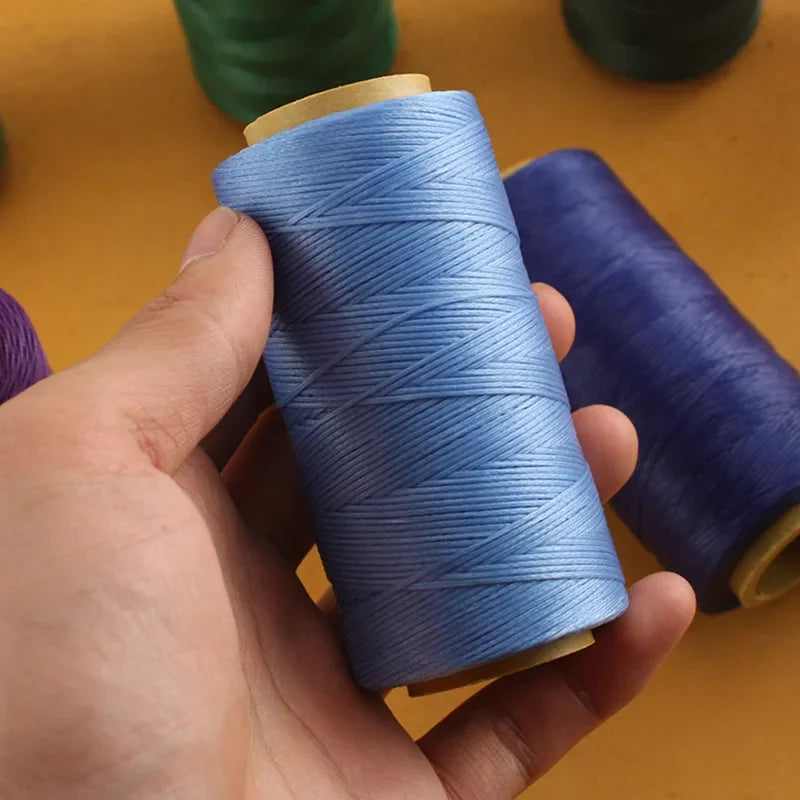 22 Colors / Flat Polyester Waxed Thread for Leather