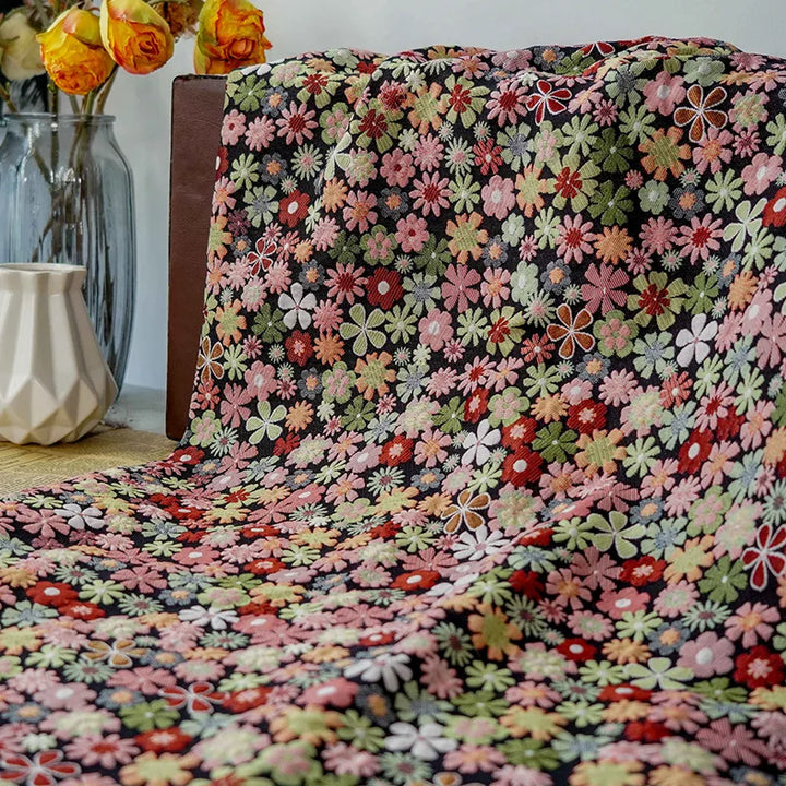 Melissimo Vintage Small Floral Yarn Dyed Jacquard Fabric
