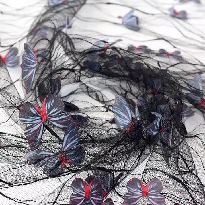 Alva Embroidered Tulle Lace Fabric