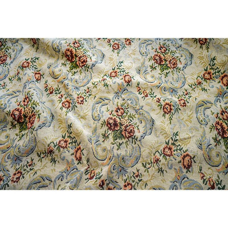Choori Vintage Floral Woven Chenille Fabric