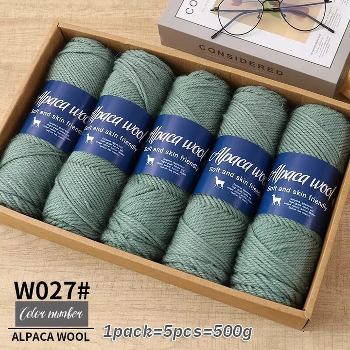 5 PC / Alpaca Wool Coarse Yarn