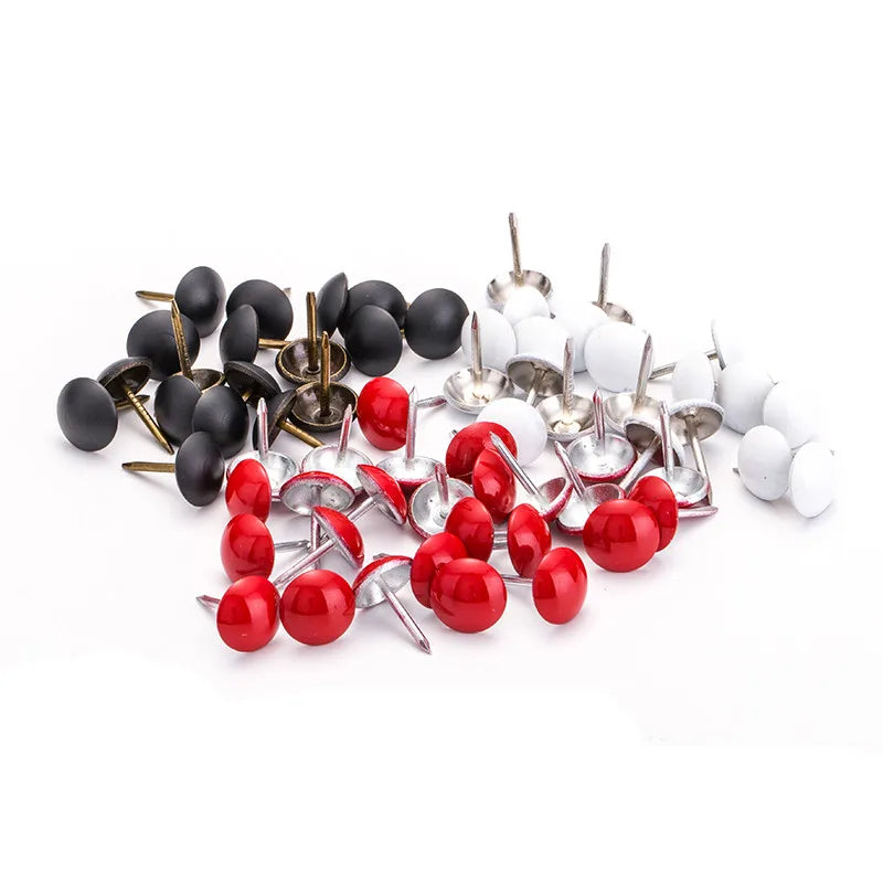 100pcs Colorful Round Upholstery Nails