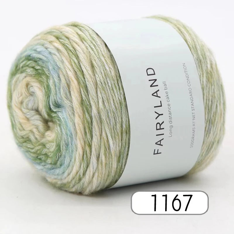 100g Gradient Rainbow Yarn