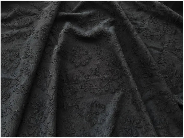 Josy Elastic 3D Flower Jacquard Fabric