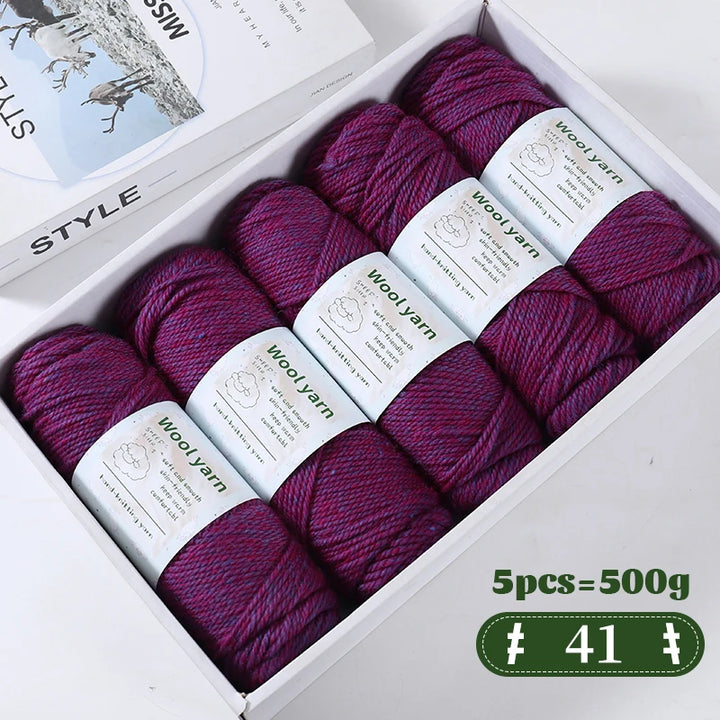 500g Gradient Color Rainbow Yarn