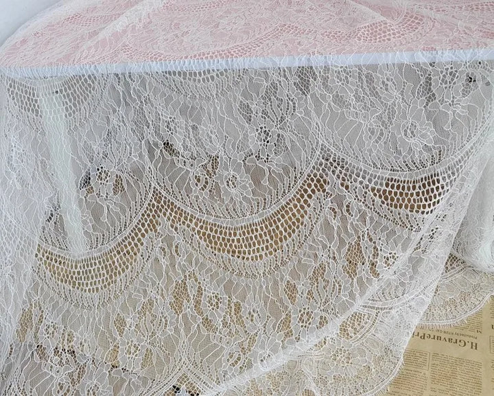 3 Yards / 2 Colors / Corvina Elegant Eyelash Lace