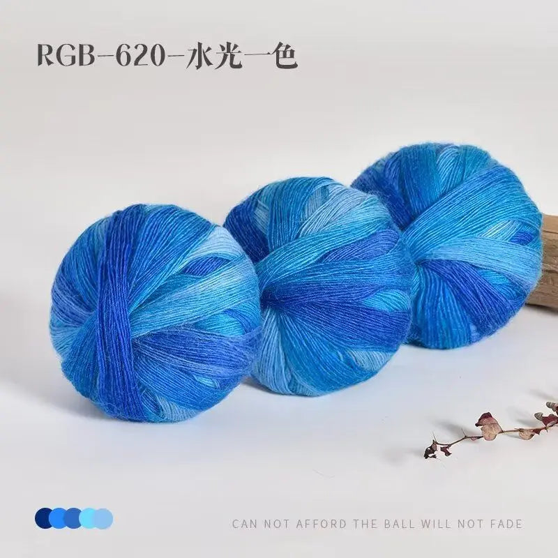 300g Pack Rainbow Wool Yarn